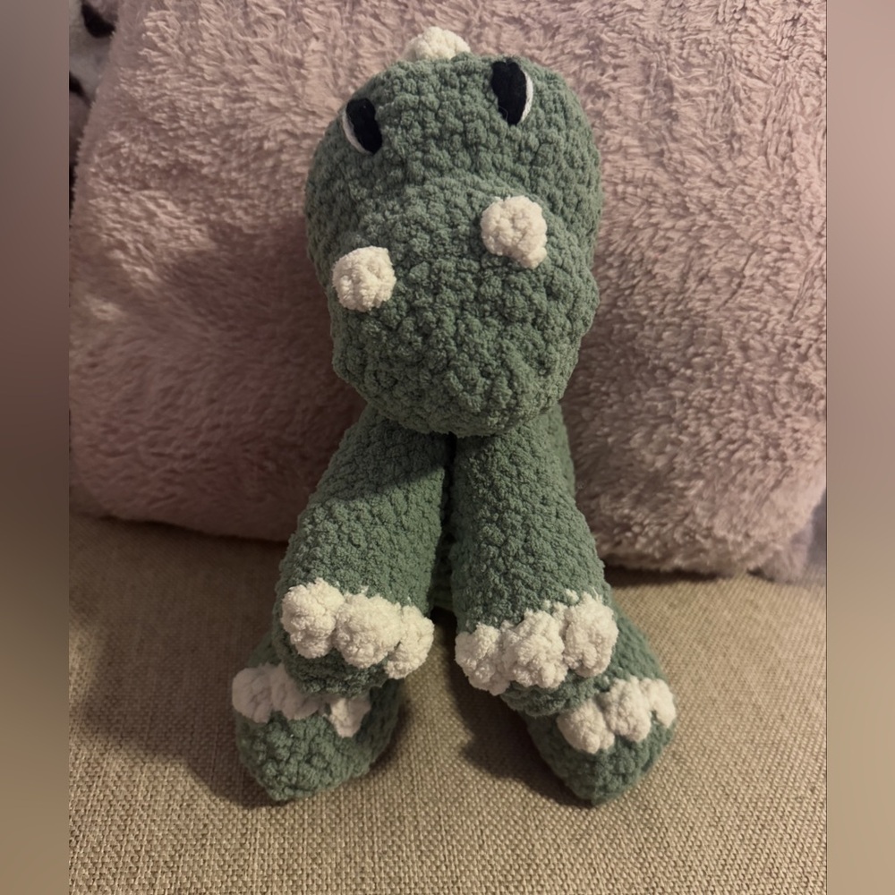 Green Plush Dinosaur Toy